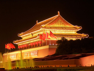 庆祝国庆节，北京故宫天安门桌面二 4258)