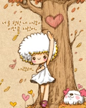 韩国超可爱JAJA娃娃静态手机壁纸 7164)