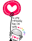 浪漫爱情动画A love message for you! 7420)