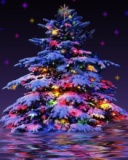 圣诞节漂亮的圣诞树 12708)