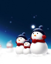 冬季雪人图片 12721)