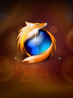 火红的firefox标志壁纸 13492)