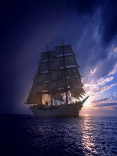 海上的靓丽风景-帆船 14396)