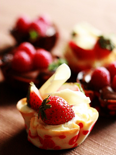 美味的草莓甜点 20699)