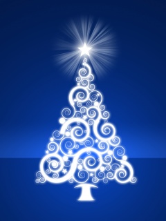 圣诞节最主要标志物漂亮的圣诞树 23907)
