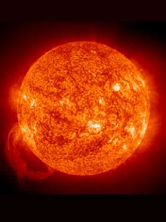 红火壮观的太阳表面图片 23911)