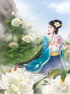 武侠小说里的才女侠女生活还原绘画图 24273)