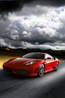 法拉利Ferrari 430红色超跑iPhone4壁纸