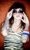 美女纹身师Kat Von D纹身秀