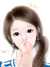 韩国风格唯美卡通美少女手机动态图片