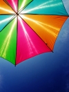 伞的艺术-五颜六色的漂亮花伞